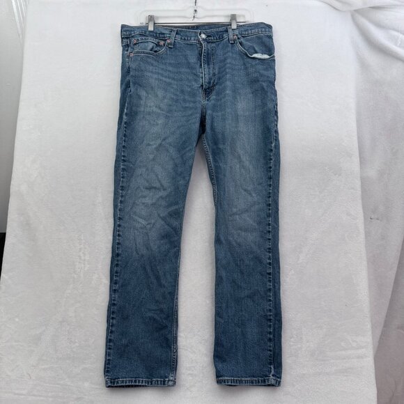 Levis 511 Jeans Mens 38x30 (36x29) Blue Skinny Stretch Whisker - Picture 1 of 13